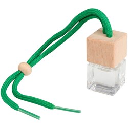 Obrázky: Osviežovač vzduchu do auta 8ml, zelená šnúrka