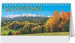 Obrázky: SLOVENSKO I.,stolový stĺpcový kalendár 297x138 mm