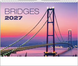Obrázky: BRIDGES, nástenný kalendár 450x315 mm
