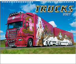 Obrázky: TRUCKS, nástenný kalendár 485x340 mm