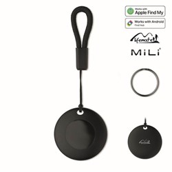 Obrázky: Čierny Bluetooth lokátor Apple Find My/Google Find