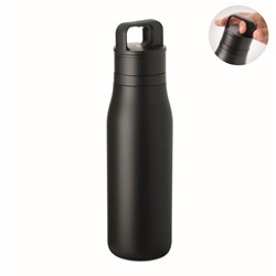 Obrázky: Čierna termoska s dvojitou stenou 500 ml
