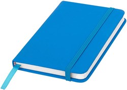 Obrázky: Svetlo-modrý zápisník A6 so zaisťovacou páskou