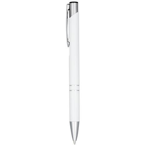 Obrázky: Biele guličkové hliníkové pero s oceľovým klipom, Obrázok 3
