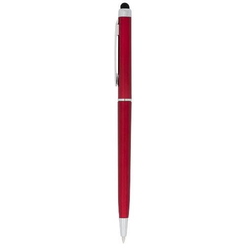Obrázky: Červené štíhle plastové pero AX so stylusom, Obrázok 3