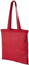Obrázky: Červená nákupná taška z hrubej bavlny
