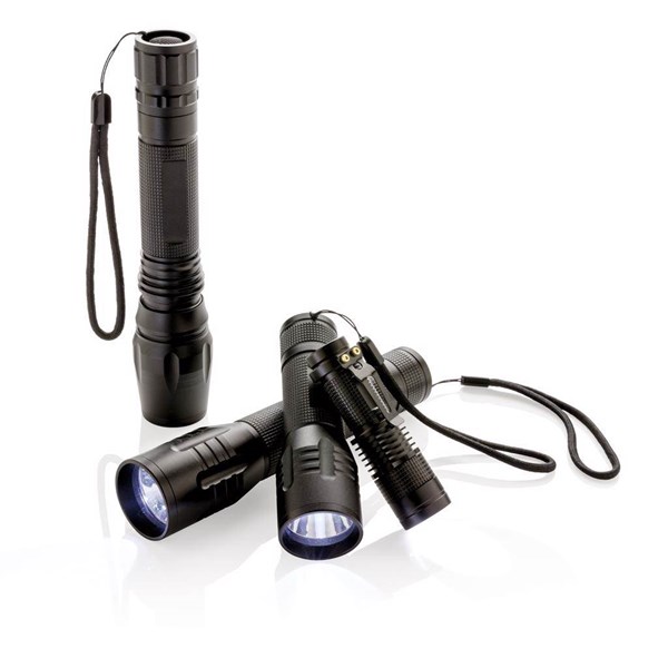 Obrázky: Vrecková CREE LED baterka s dlhou výdržou, čierna, Obrázok 8