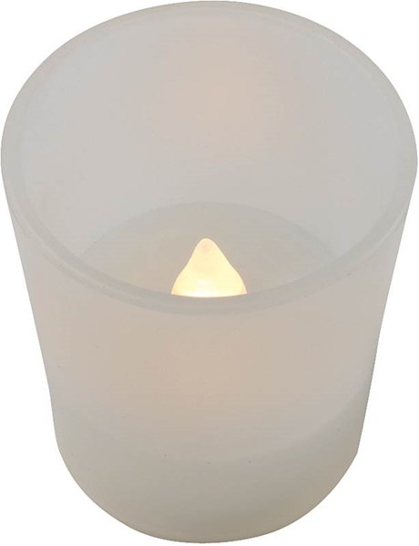 Obrázky: Plastový svietnik 5,8 cm s LED svetlom, Obrázok 3