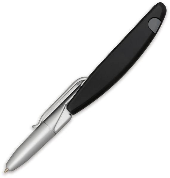 Obrázky: Guličkové pero UPPSALA, čierna/strieborná, Obrázok 5