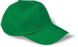 Obrázky: Päťdielna baseballová čiapka bavlnená, zelená