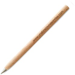 Obrázky: Jednoduché guličkové pero z prírodného dreva
