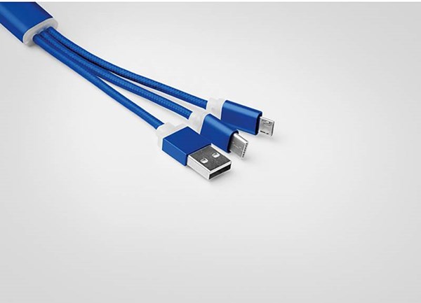 Obrázky: Modrý prívesok s krúžkom na kľúče a USB konektormi, Obrázok 4