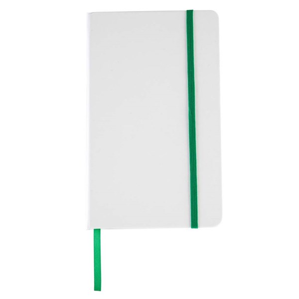 Obrázky: Biely blok A5, zelená elastická páska, linajky, Obrázok 4
