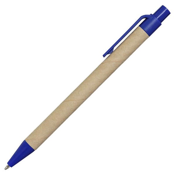 Obrázky: Papierové guličkové pero s modrými plast.doplnkami, Obrázok 2