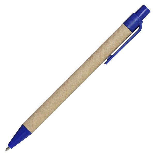 Obrázky: Papierové guličkové pero s modrými plast.doplnkami, Obrázok 3