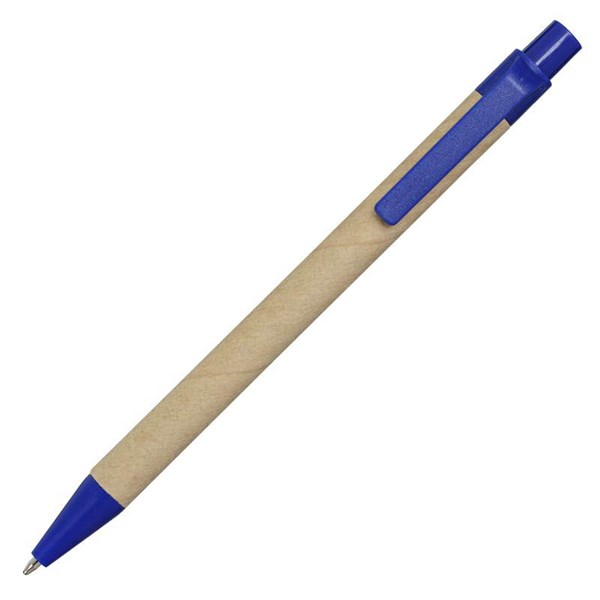 Obrázky: Papierové guličkové pero s modrými plast.doplnkami, Obrázok 4