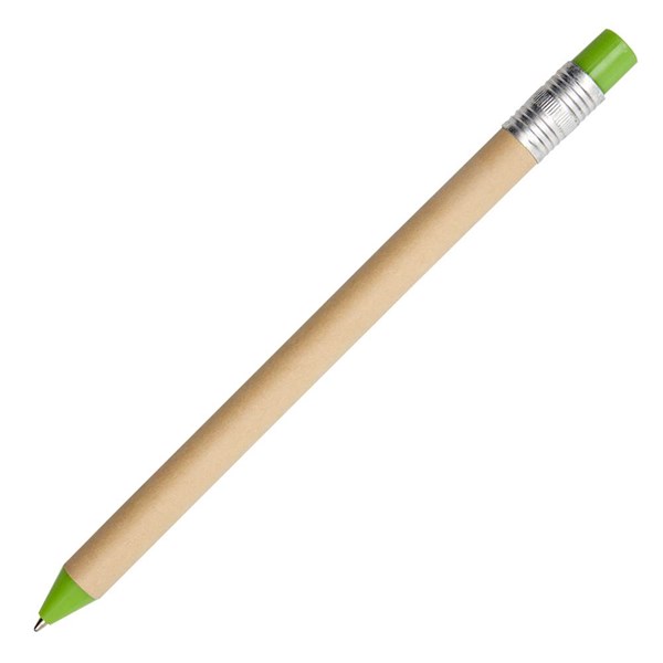 Obrázky: Pap.gul. pero,tvar ostrúhanej ceruzky,zelená guma, Obrázok 2