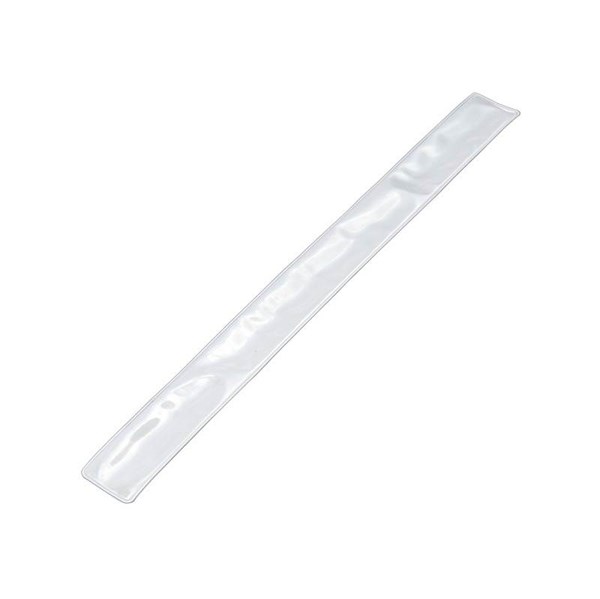 Obrázky: Plastová reflexná páska na ruku 30 cm, strieborná, Obrázok 4
