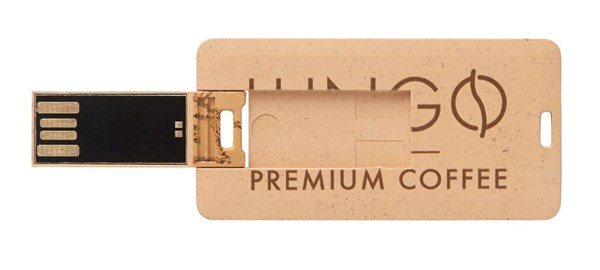Obrázky: Malý USB flash disk z pšeničnej slamy a PP, 4 GB, Obrázok 5