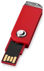 Obrázky: Červený otoč.USB flash disk, úchyt na kľúče, 32GB