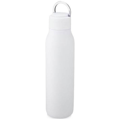 Obrázky: Biela medená fľaša 600 ml, vákuová izolácia, Obrázok 4