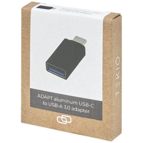Obrázky: Čierny hliníkový adaptér USB-C na USB-A 3.0, Obrázok 7