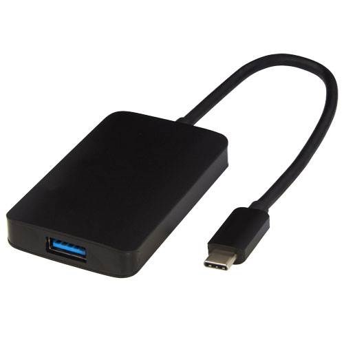 Obrázky: Čierny adaptérUSB C  výstupy (USB-A/USB-C /HDMI), Obrázok 3