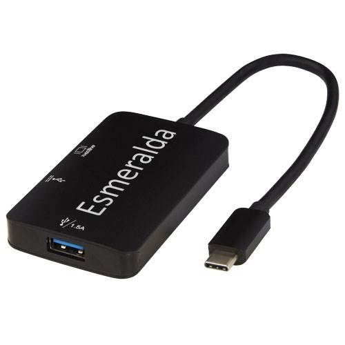 Obrázky: Čierny adaptérUSB C  výstupy (USB-A/USB-C /HDMI), Obrázok 5