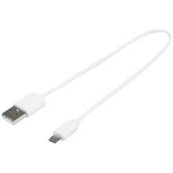 Obrázky: Biely nabíj. kábel 2A kábel USB-A/Micro-USB z TPE