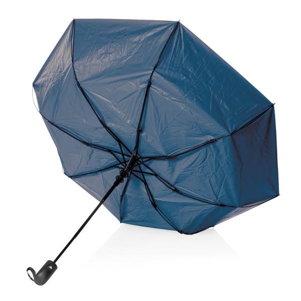 Obrázky: Modrý dáždnik Impact zo 190T pongee RPET AWARE, Obrázok 3