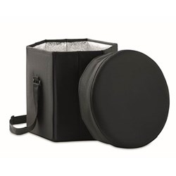 Obrázky: Chladiaca  taška ako stolička alebo stolík, čierna