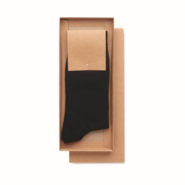 Obrázky: Ponožky v darčekovej krabičke M, čierne, Obrázok 3