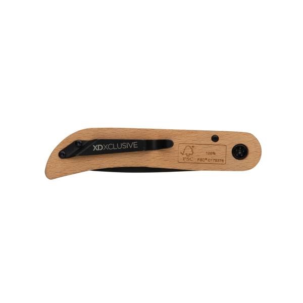Obrázky: Skladací nôž Nemus,  zámok a detail z FSC® dreva, Obrázok 5