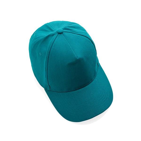 Obrázky: Zelená 5 dielna čiapka, recyklovaná bavlna 280g, Obrázok 6