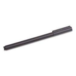 Obrázky: Čierne plastové pero s černou gélovou náplňou