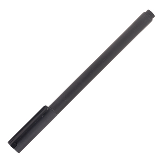 Obrázky: Čierne plastové pero s černou gélovou náplňou, Obrázok 4