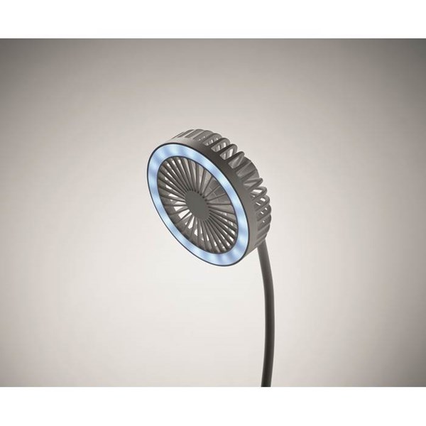 Obrázky: Stolový ventilátor so svetlom a 10W nabíjačkou, Obrázok 5