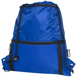 Obrázky: Recyklovaný kr.modrý skladací ruksak,predné vrecko