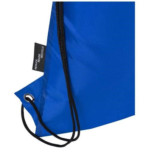 Obrázky: Recyklovaný kr.modrý skladací ruksak,predné vrecko, Obrázok 5