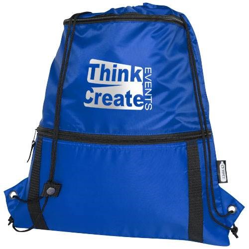 Obrázky: Recyklovaný kr.modrý skladací ruksak,predné vrecko, Obrázok 10