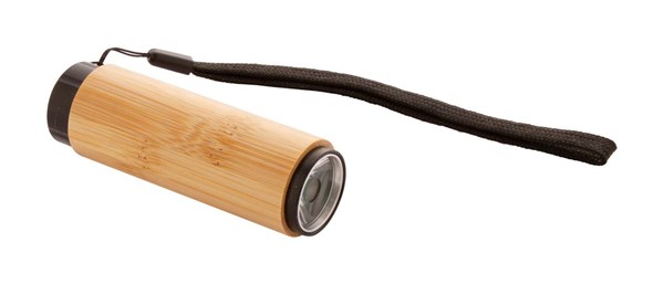 Obrázky: Bambusová LED COB baterka s pútkom, Obrázok 2