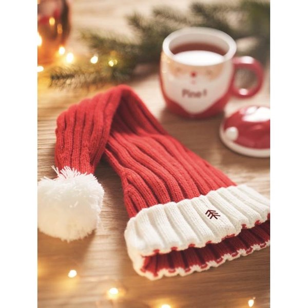 Obrázky: Dlhá pletená vianočná čiapka, Obrázok 6