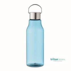 Obrázky: Modrá fľaša Tritan Renew™ 800 ml,viečko a úchyt
