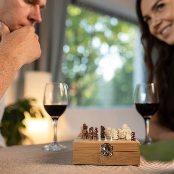 Obrázky: Sada na víno a šachy v bambusovej krabici, Obrázok 3