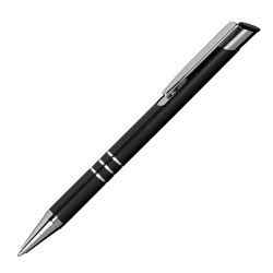 Obrázky: Hliníkové pero s čiernou náplňou