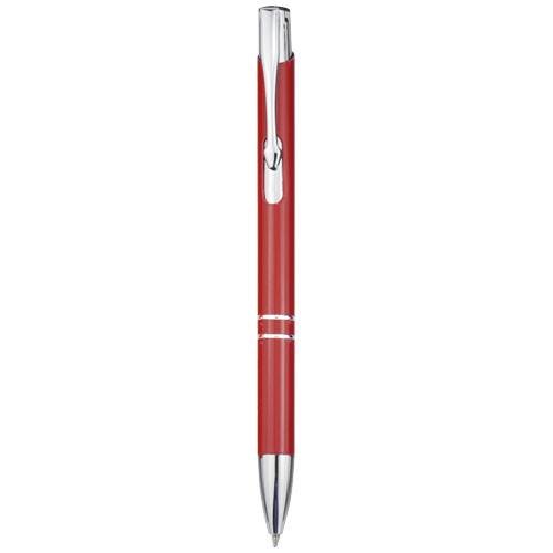 Obrázky: Guličkové pero Moneta, recykl. hliník, červené, Obrázok 4