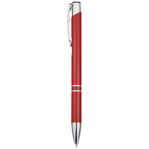 Obrázky: Guličkové pero Moneta, recykl. hliník, červené, Obrázok 6