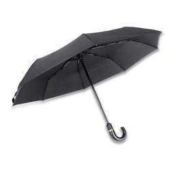 Obrázky: Čierny skladací dáždnik s automatickým otváraním