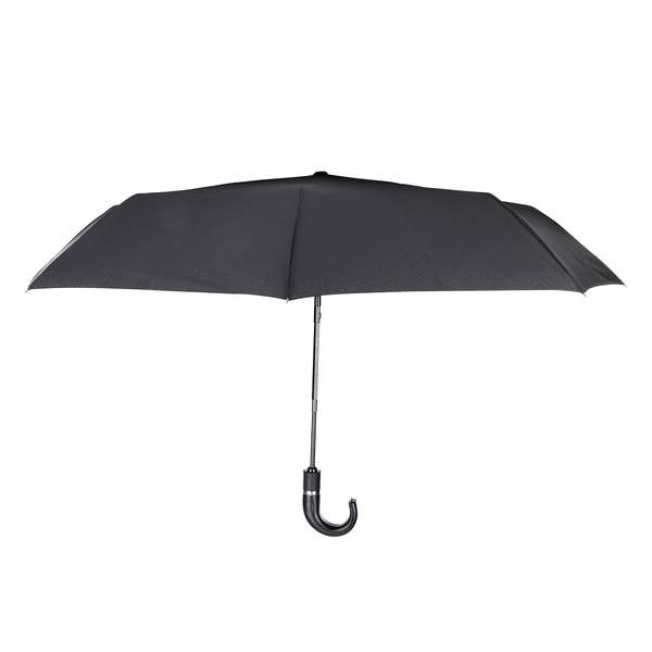 Obrázky: Čierny skladací dáždnik s automatickým otváraním, Obrázok 2