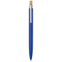 Obrázky: Guličkové pero z recykl. hliníka, modrá, ČN